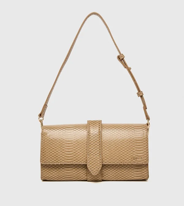 آن كلاين حقيبة كتف آن كلاين بنقشة جلد التمساح